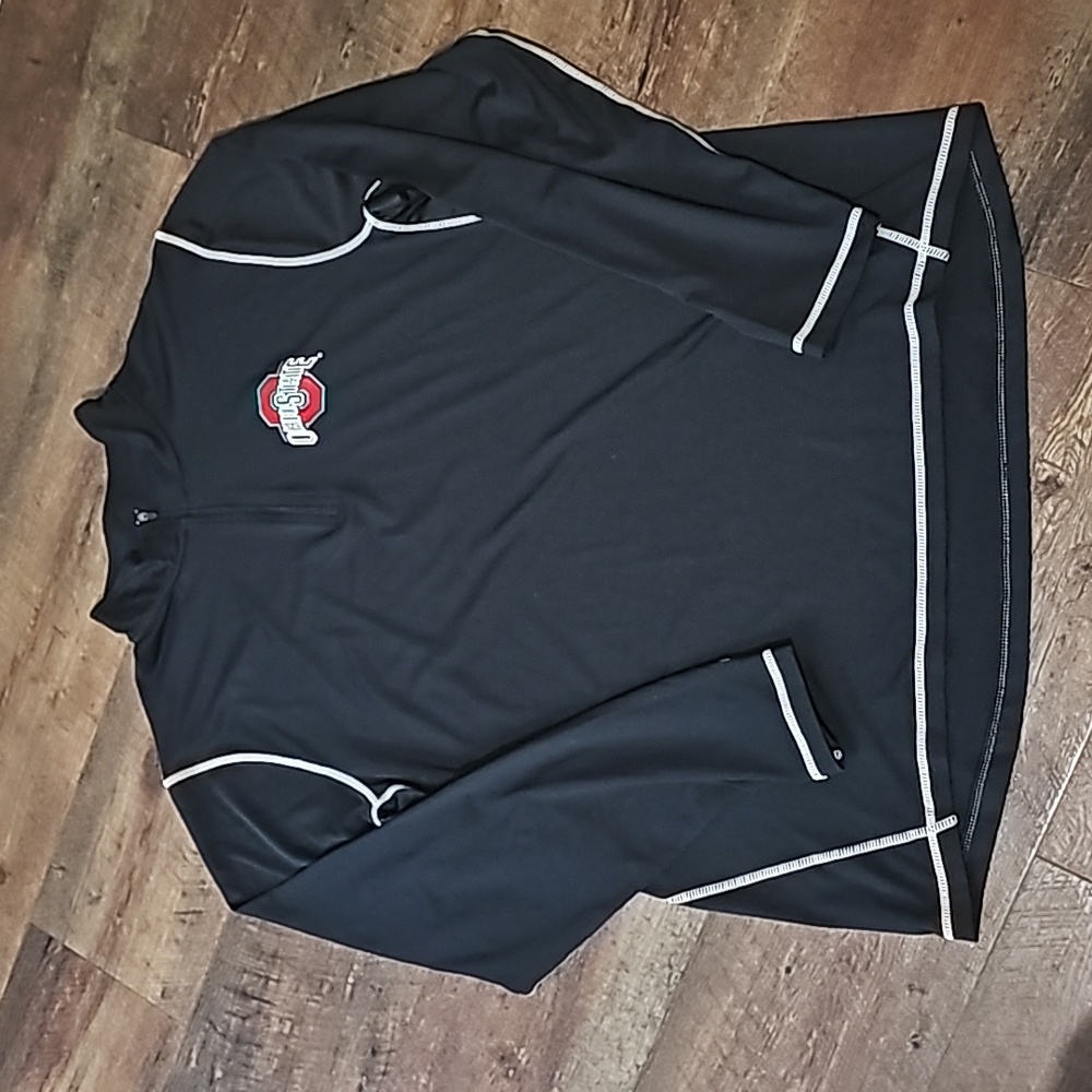 Ohio State Holloway Half Zip Pullover Jacket Black Men's Size Large